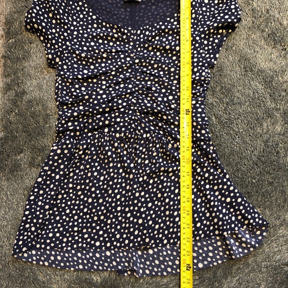 9 HI 5 Anthropologie Polka Dot Top - Picture 9 of 9